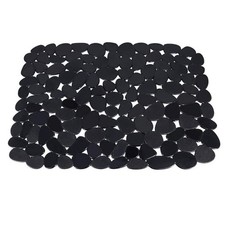 30*40cm Adjustable Kitchen Sink Dish Drying Mat Sink Protector Pebble Design