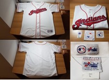 INDIANS Baseball Majestic Official Original Size L NEW