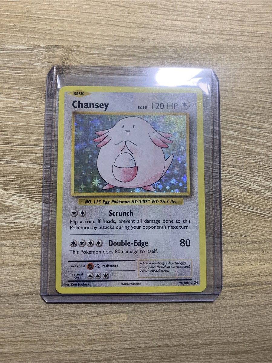 Pokmon card Chansey Holo Evolution 2016