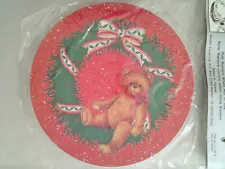 Reston Lloyd Electric Oven Burner Covers, Set of 4 Christmas Bear Wreath, Sealed