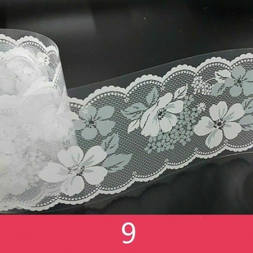 Durchsichtig Tür Fensteraufkleber Sockelleiste Bordüre Blumen Dekor Glas - Bild 20 von 21