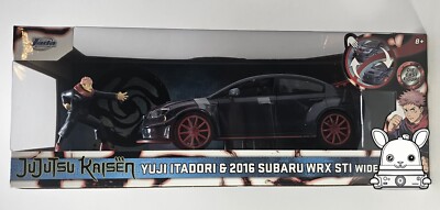 Jada Jujutsu Kaisen 2016 Subaru WRX STI Yuji Itadori Figure Model