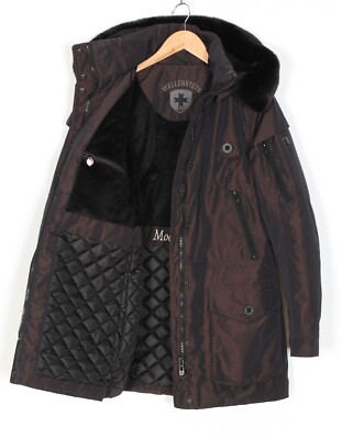 WELLENSTEYN MOONLIGHT Parka Jacket Women Size S Fur Hooded Waterproof MJ4813