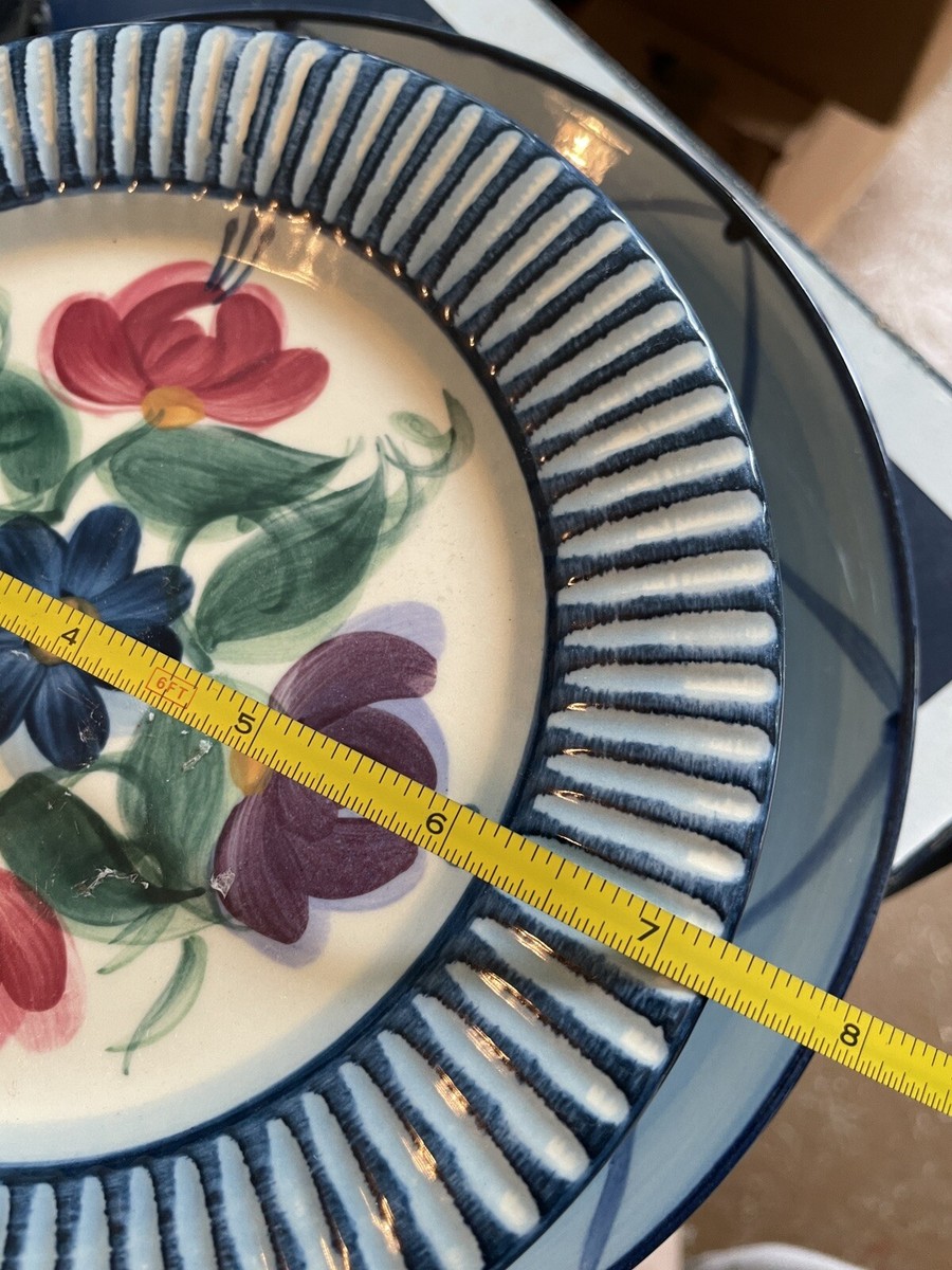 Gail Pittman Annabella Garden View Chop Plate Dinner Salad Soup