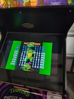 Teenage Mutant Ninja Turtles"TURTLES IN TIME"Coin-op video game arcade full size