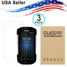3PK Zebra TC70 TC72 TC75 TC77 Symbol Motorola Tempered Glass Screen Protector