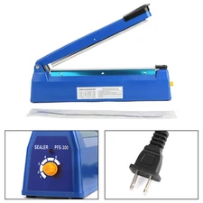 Economic 12"Impulse Heat Sealer 300mm Plastic Poly Bag Hand Sealing Machine