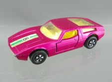 Vintage 1972 Matchbox Superfast No.32 Diecast 1/64 Pink Magenta Maserati Bora #8