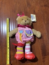 TOYSRUS ANIMAL ALLEY BABY LEARN TO DRESS ZIP TIE BABY GIRL TEDDY BEAR PLUSH Read