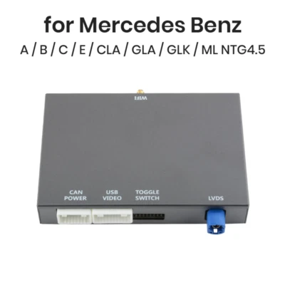 NTG4.5 Wireless Carplay Android Auto Für MERCEDES-BENZ W204 S204 Bluetooth GPS
