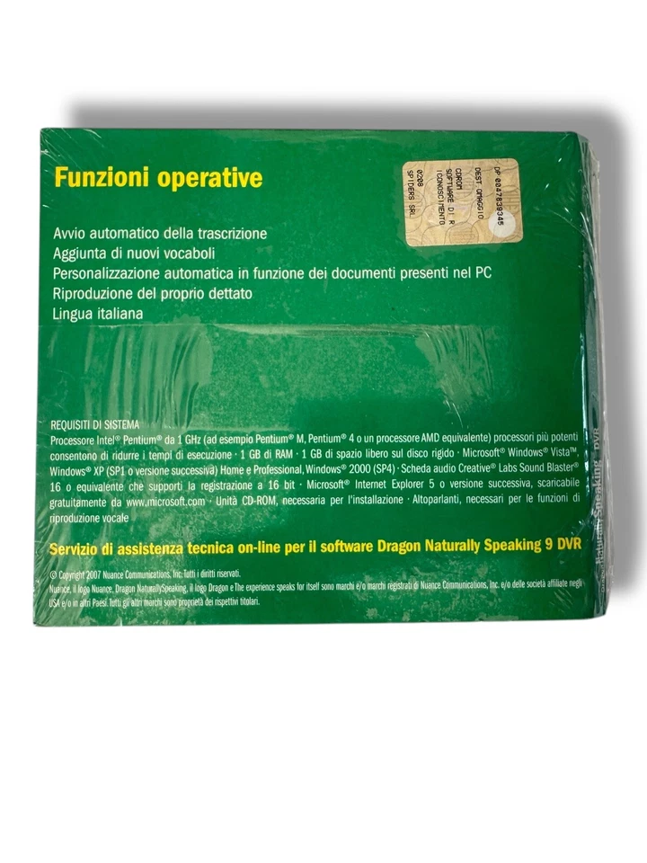 Nuance Speech Recognition Dragon Naturally Speaking 9 DVR Software, French NEW! - Image 2 of 2