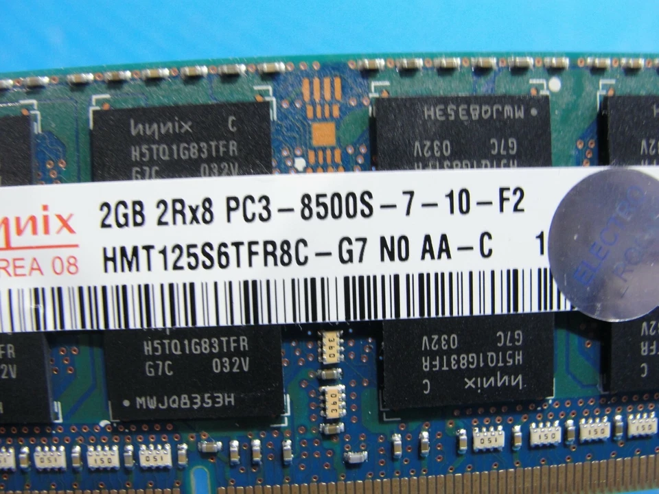 MacBook Pro 13"A1278 2010 MC374LL/A RAM Memory 2GB SO-DIMM PC3-8500S 661-5226 #1 - Image 3 of 3
