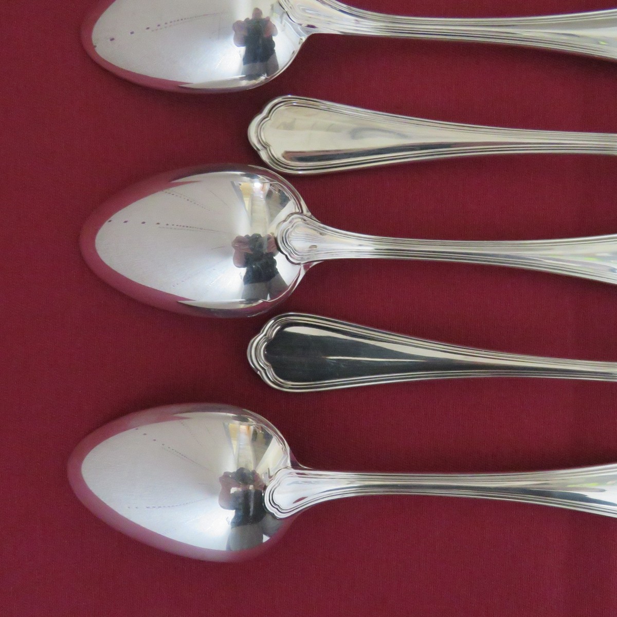 12 Cuillère Soda CHRISTOFLE Métal Doré Modèle SPATOURS NEUF Sous Blister Argente 2