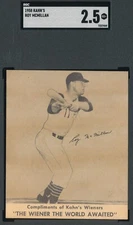 1958 Kahn's Wieners Roy McMillan SGC 2.5