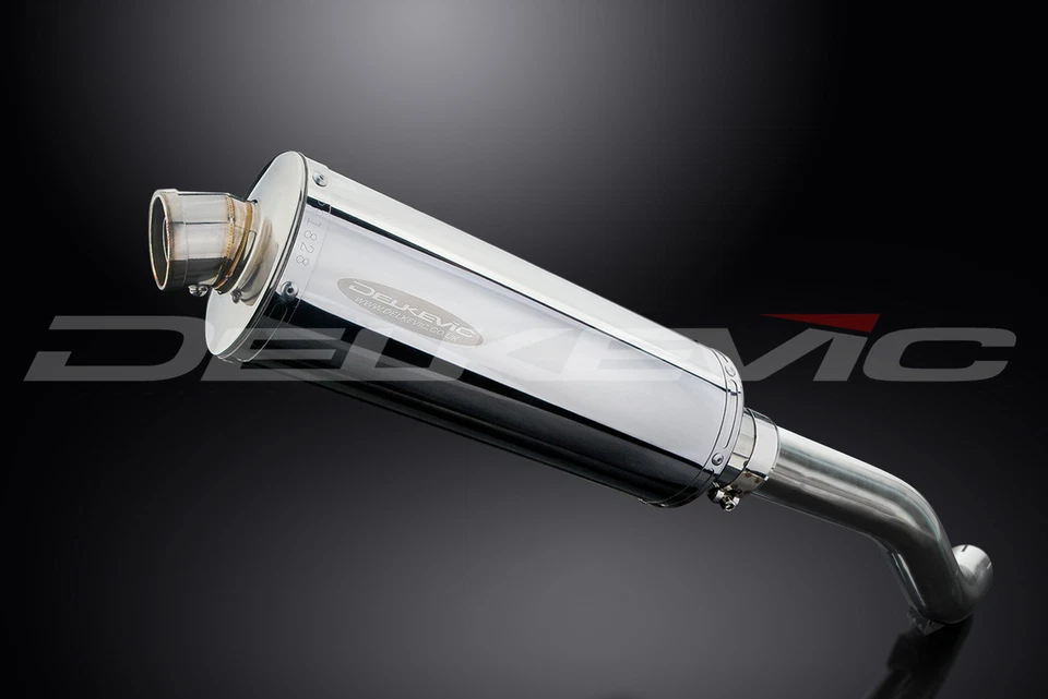 Комплект овального глушителя из нержавеющей стали для выхлопной системы Honda VFR800 Interceptor 1998-01 - Изображение 3 из 4