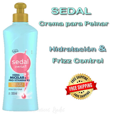 Sedal Styling Cream Hydration & Frizz Control, Hydra-Micellar & Protein B5 300ML