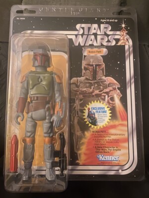 STAR WARS Kenner Jumbo 12'' BOBA FETT ROCKET FIRING Brand