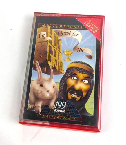 Commodore 64 C64 Spiel -- QUEST FOR THE HOLY GRAIL (Mastertronic) -- Tape - Afbeelding 1 van 1