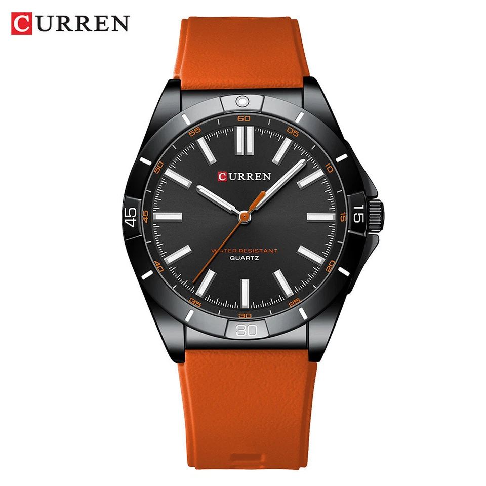 Reloj de pulsera deportivo de moda CURREN para hombre Foto 2 de 4