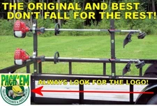  Lockable OPEN Trailer 2-Place Trimmer Rack Landscape Holds 2 Trimmer- PK-6S/6S2