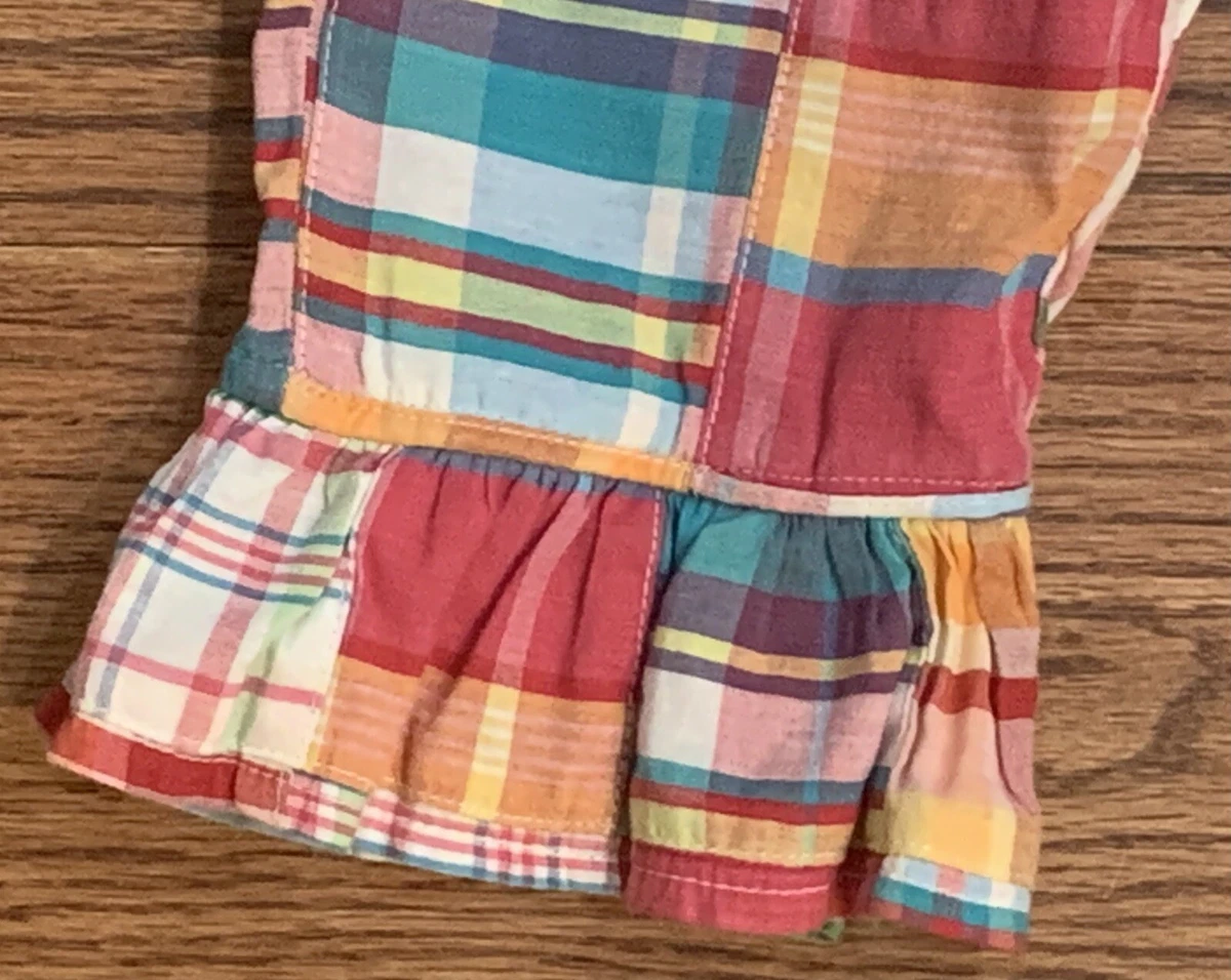 Plaid ruffle shop pants