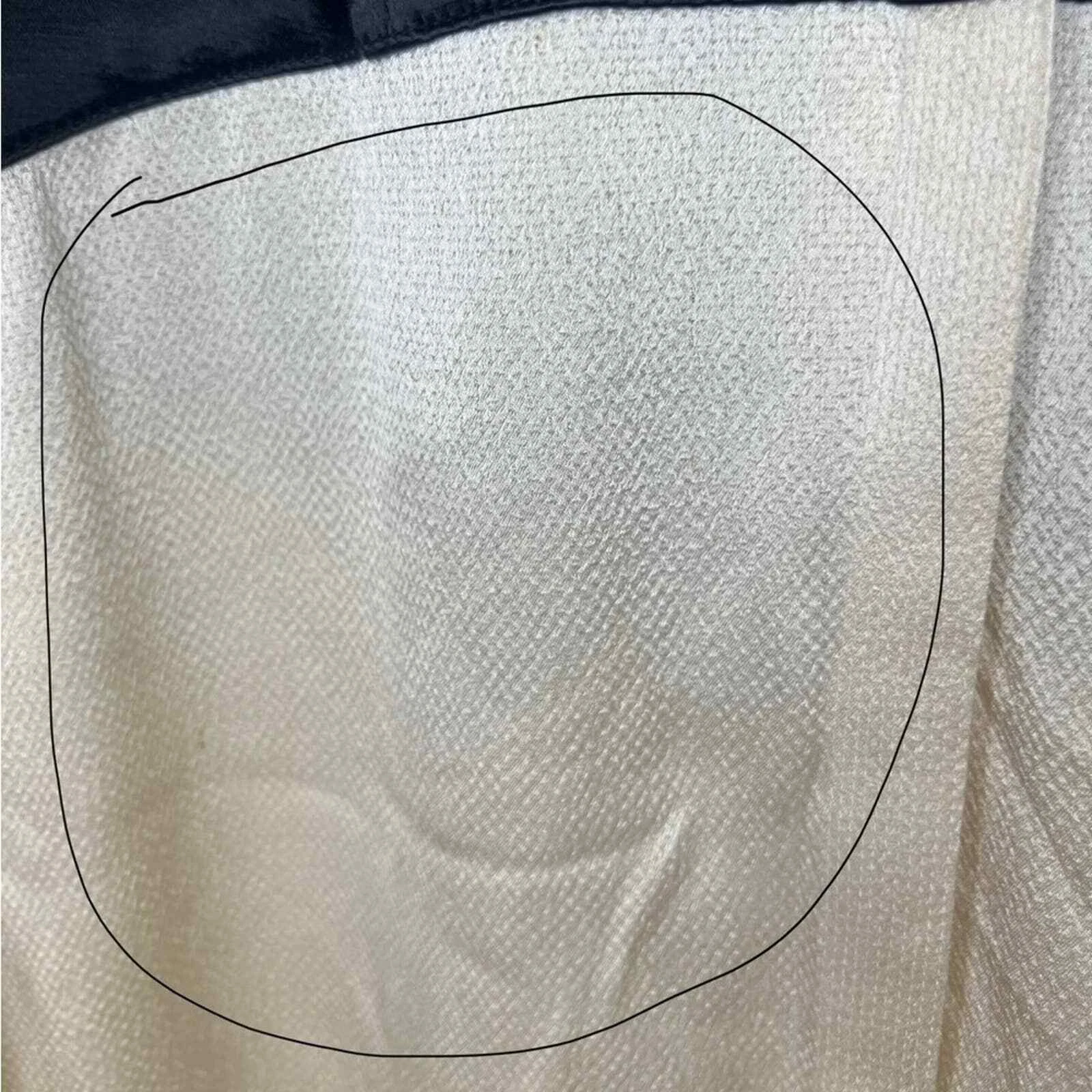 Abito camicia alta bassa Alexander Wang crema nero senza maniche colorblock taglia 2