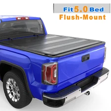 5FT FRP Low Pro Hard Tonneau Cover Bed For 2022-2024 Nissan Frontier with 5' Bed