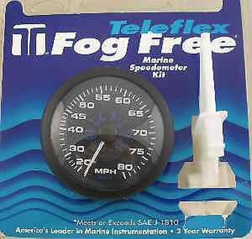 SeaStar Teleflex 62723P Speedometer 80 Mph Pro Series Premier 3 ...