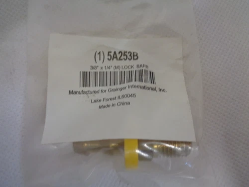 NEW 3/8" MALE NPT X 1/4" HOSE BARB BRASS PIPE FITTING 5A253B