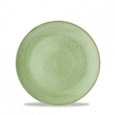 Churchill STONECAST Coupe Plate Sage Green Teller Porzellan 21,7 cm grün