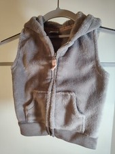Carters Fuzzy Ear Hoodie Vest 12 Mo
