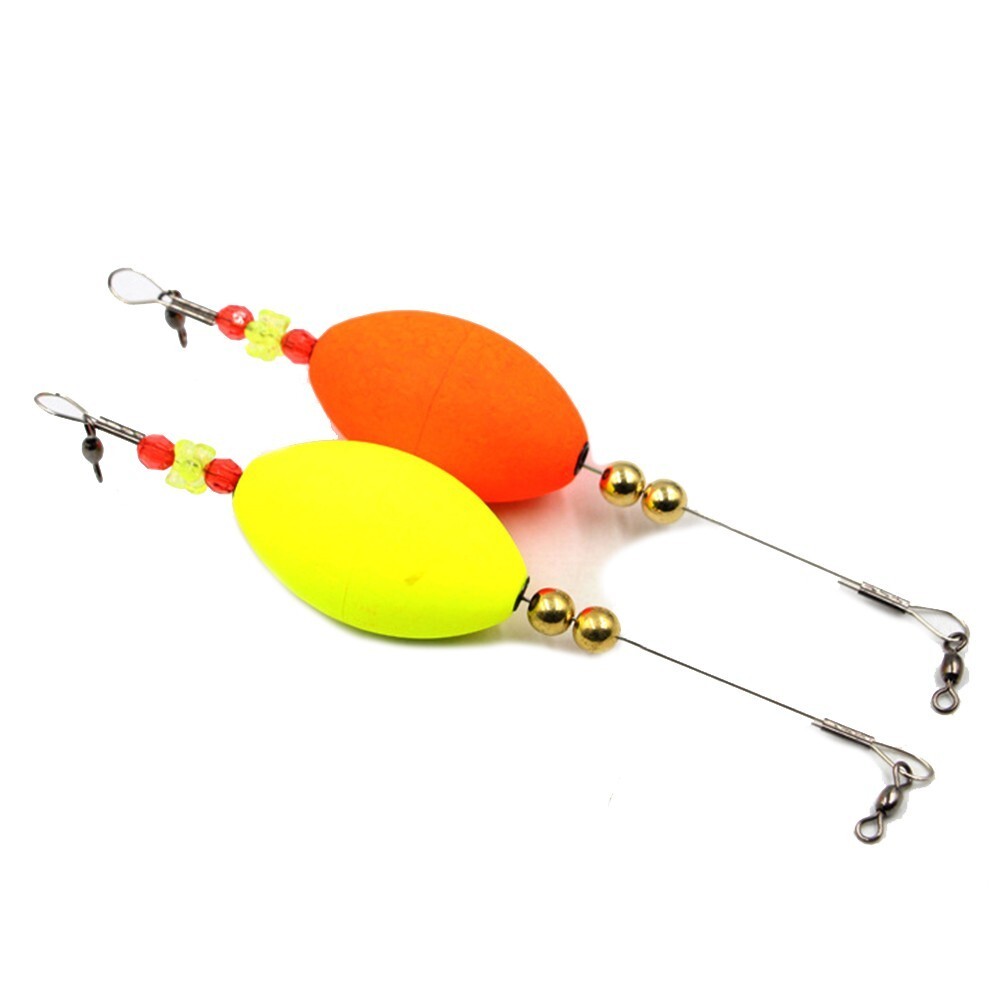 Popping Cork with Wire and Acrylic Beads for Attractive Fishing Bait eBay
