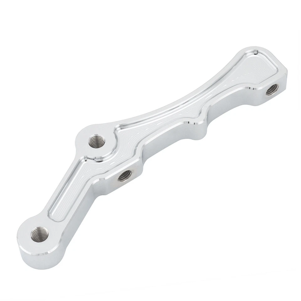 Soporte de pinza de freno radial montaje de pinza de freno de disco delantero para Harley Touring Foto 3 de 4