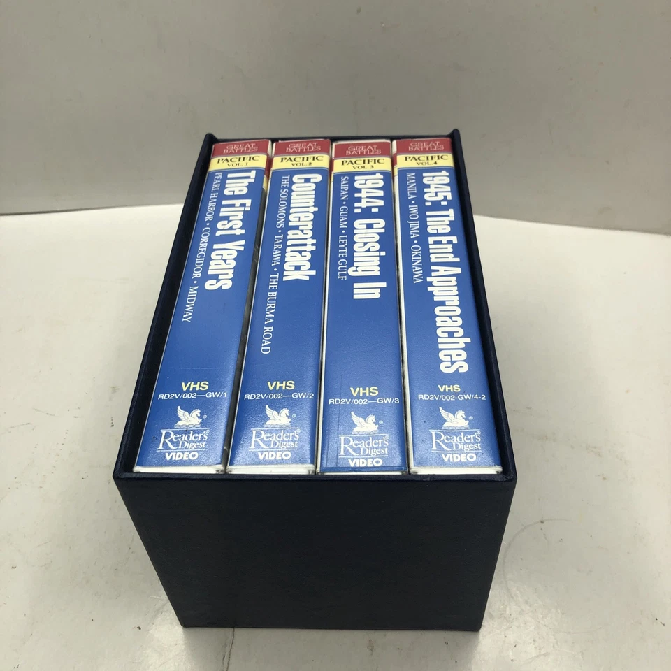 Readers Digest Great Battles of World War II, Victory In the Pacific VHS 4 Tapes - Image 3 of 4