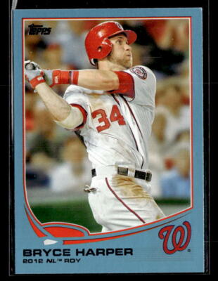 2013 Topps #369 Bryce Harper Blue SP | eBay