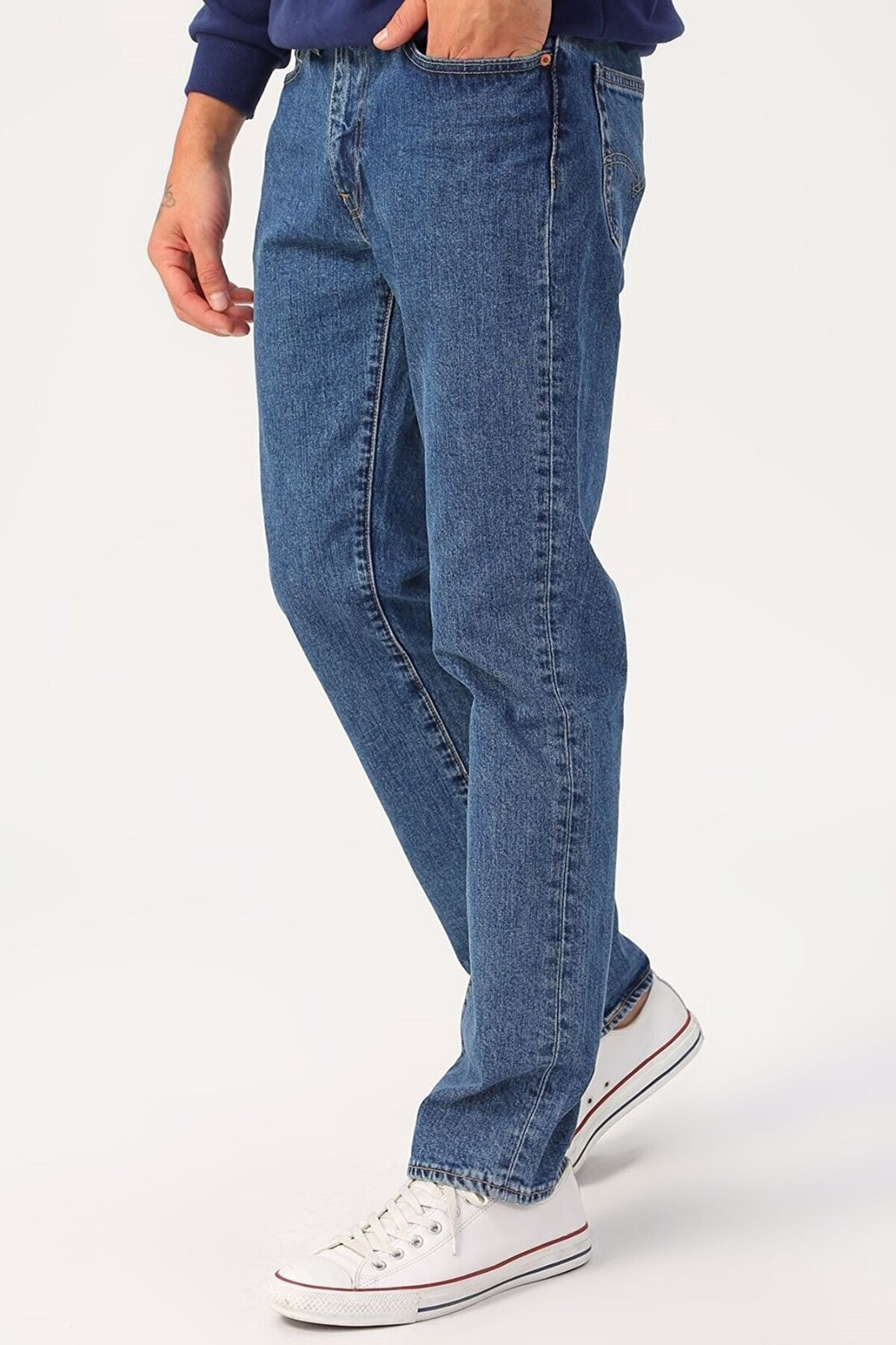 Genuine LEVIS 514 Stonewash Blue Straight Fit Stretch Mens Jeans eBay