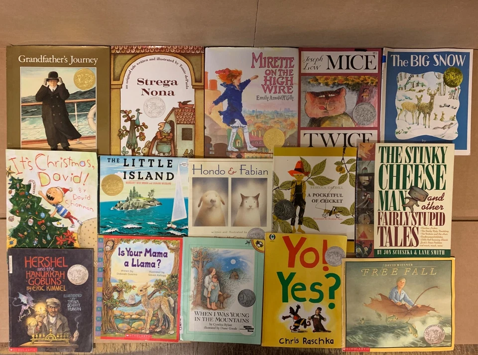 Lot of 15 Caldecott Honor Award Winning Chapter Children Kid Books AR*RANDOM MIX Foto 3 de 4