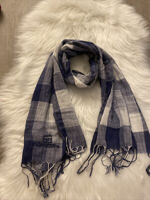 Zara Kids Boys Stylish Scarf Blue /white Soft