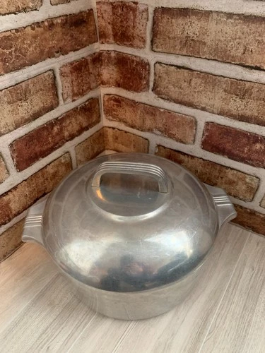 Wagner Ware Sidney O Magnalite 4248 P Dutch Oven 5 Quart Pot & Lid Cast Aluminum