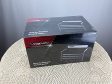 New Sealed Black Snap On Delux Mini Micro Bluetooth ToolBox Speaker SSX15P113FB