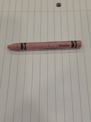 Crayola Crayon Thistle Retired Vintage Binney & Smith Crayon Discontinued 