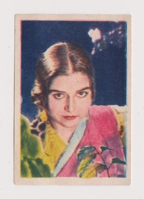 Uma Debi 1936 Nestle Stars of the Silver Screen PAPER STOCK Trading Card #9