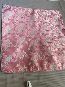 100% Silk Pocket Square Pink