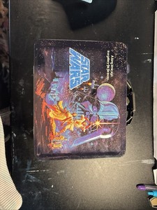 Star Wars Collectible Metal Lunchbox Tin Darth Vader Luke Skywalker