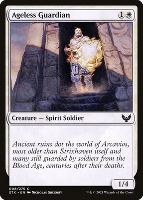 [MTG] Ageless Guardian (008) (STX) LP-HP