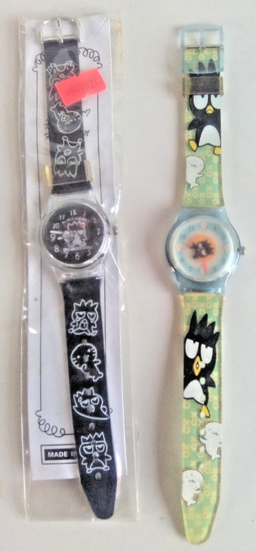 Rare Badtz Maru Watches-2 of them!  One old, one New in the package.  Vintage