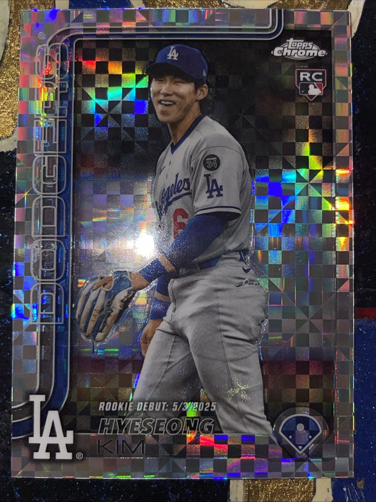 2025 Topps Chrome Update Series - Hyeseong Kim #USC149 X-Fractor (RC)