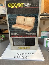Elegant Black Seat Covers 222s Contains Split Back Seat Covers Vintage Nos
