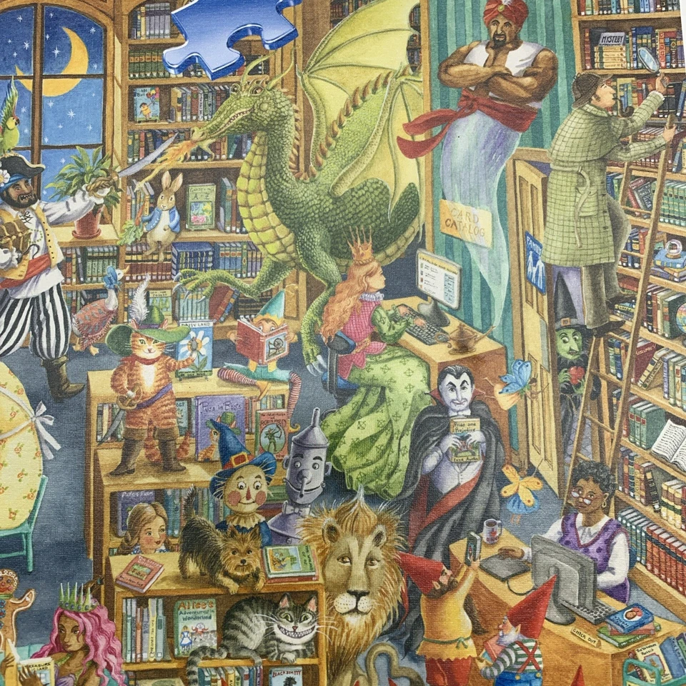 Ravensburger Lot 5 Landscape Venice Japan Library 1000 1500 Piece Jigsaw Puzzle - Image 4 of 4