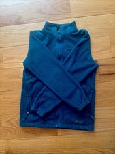 Cabelas Fleece Zip Up Jacket - Size Youth Medium - Color Teal Blue